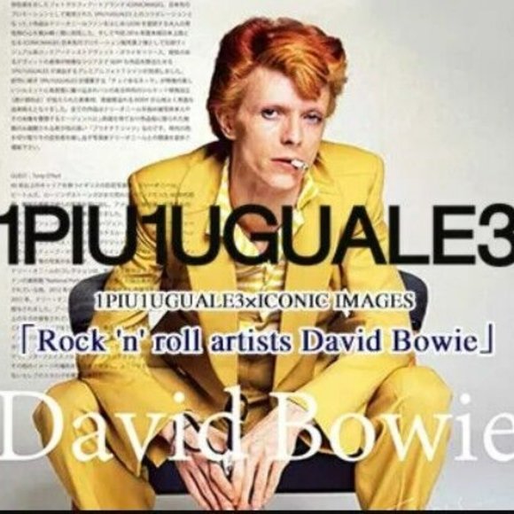 David Bowie 1PIU1UGUALE3 x ICONIC IMAGES Limited Edition T-shirt NWT - Picture 10 of 11